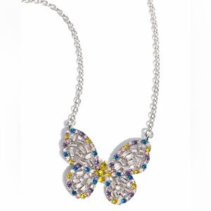 Butterfly Rhinestone Necklace